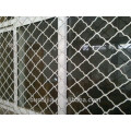 galvanized and pvc coated window protection net